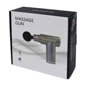 Pistola masajeador muscular 4 cabezales